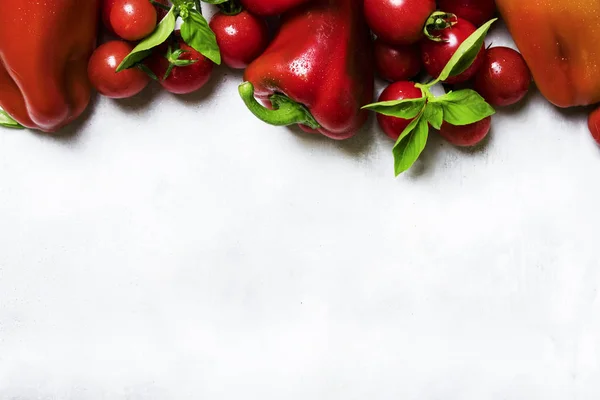 Перец с помидорами — стоковое фото