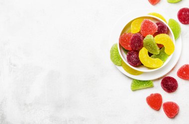 Şeker renkli marmelat