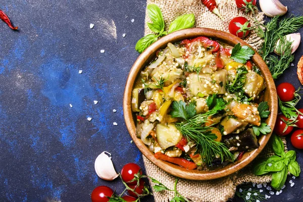 Ratatouille from vegetables in a bowl — Stock Photo, Image