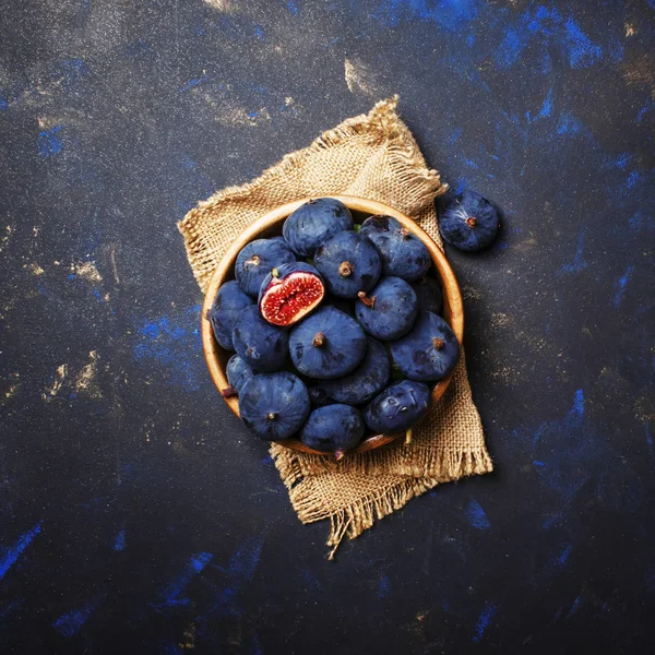 Ripe blue figs Stock Photo