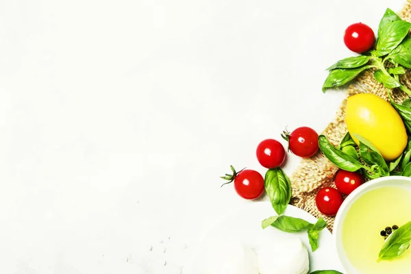 Ingredients for vegetable salad — Stock Photo, Image