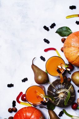 Cadılar Bayramı arka plan, kabak suyu