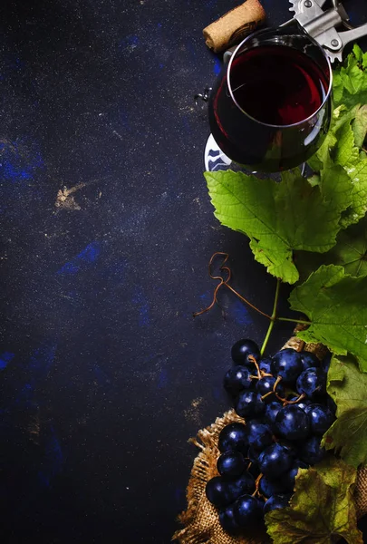 Červené víno z odrůdy cabernet sauvignon — Stock fotografie