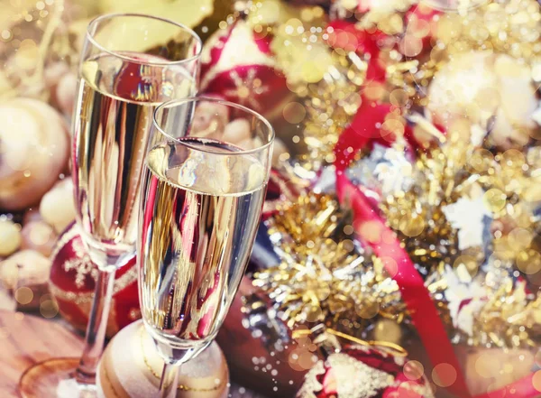 Decorazioni di Natale o di Capodanno — Foto Stock