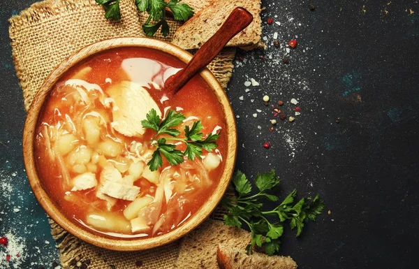 Shchi - Soup From Sauerkraut — Stock Image Shchi - Soup From Sauerkraut Stock Photo