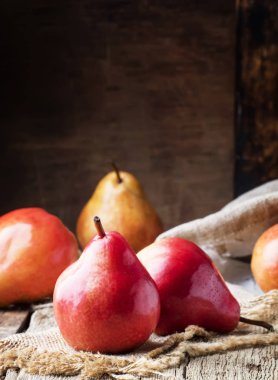 Armut, eski ahşap arka plan, seçici odak