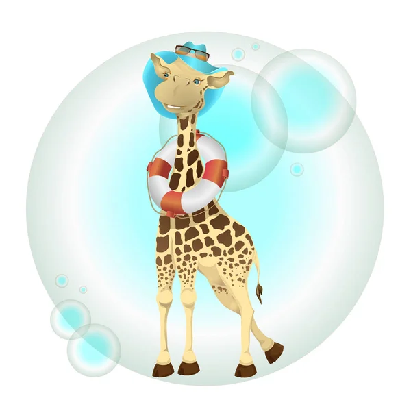 Zürafa ile gözlük ve çevresinde yüzme yüzmek için de geçerli