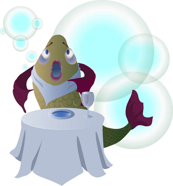 Masada oturan sürpriz balık