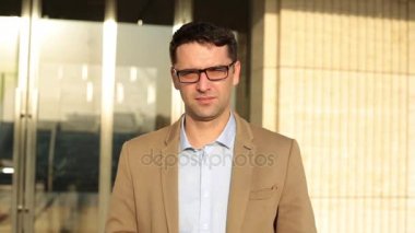 Başarılı bir iş adamının portresi.