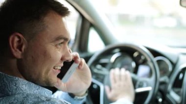 Evet arabada işadamı