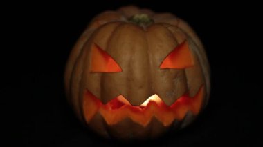 Kötü kabak tatil Halloween. Kabak parlayan Jack. Azizler günü.
