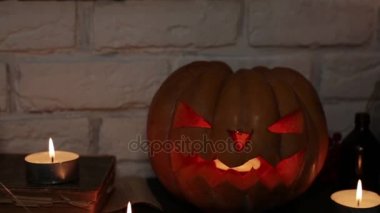 Tatil Cadılar Bayramı ve kabak Jack.