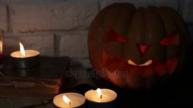 Tatil Cadılar Bayramı ve kabak Jack.