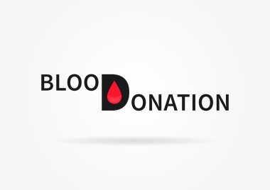 Kan Bağışı Vektörü İllüstrasyonu