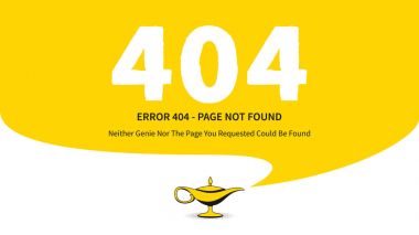 Hata 404 sayfa sihirli lamba vektör çizim ile