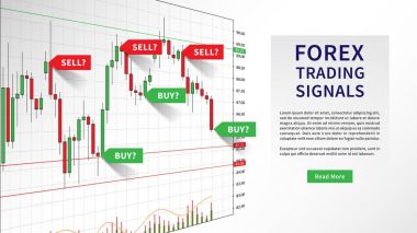 Forex Trading göstergeleri vektör çizim