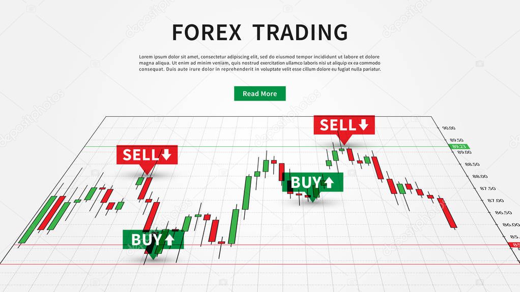 Forex Trading Signals vector illustration