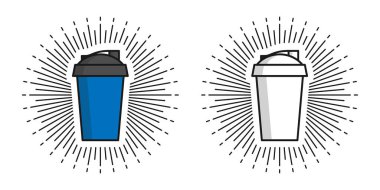 Two shakers vector illustration clipart