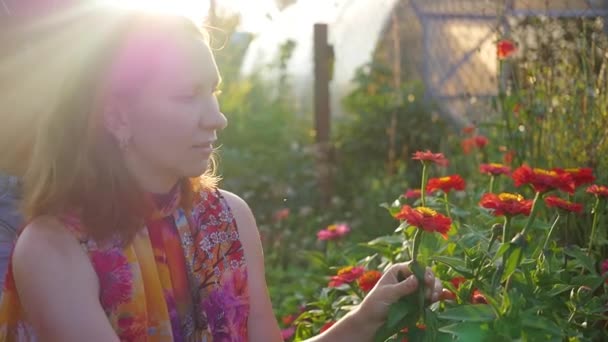 L'enfant embrasse doucement et étreint maman — Video