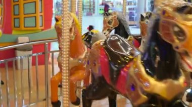 Novosibirsk, Rusya Federasyonu - Ekim 15,2016: çocuk eğlenin ve having fun