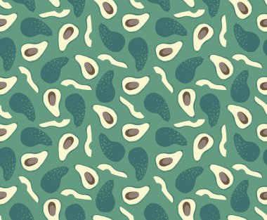 Olgun Avokado tohum ile sorunsuz kökenli. Desen.