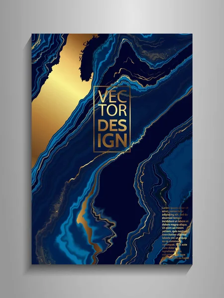 Soyut resim, duvar kağıtları, posterler, kartlar, davetiyeler ve web siteleri için modaya uygun bir Mavi mermer ve altın soyut doku olarak kullanılabilir. Modern sanat eserleri. Mermer efekt boyası. Karışık pembe, beyaz, altın