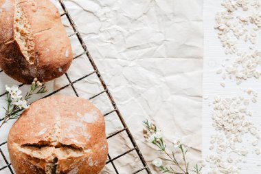 Geleneksel İrlandalı soda ekmek ile St Patrick's Day için yapılan yaktı