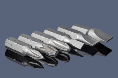 Screwdrive için çeşitli püskürtme uçlarını kümesi