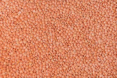 Arka plan kırmızı mercimek taneleri