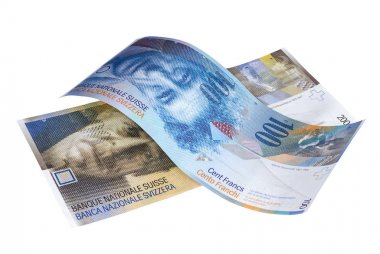 Bir ve iki yüz İsviçre Frangı banknotlar