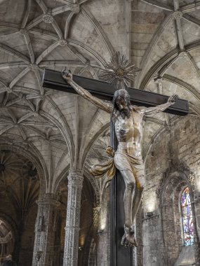 İsa çarmıha Jeronimos Manastırı, Lizbon