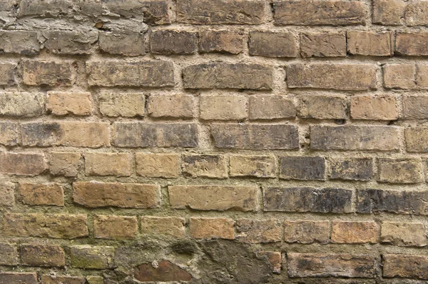 Eski bej tuğla duvar arka plan dokusu