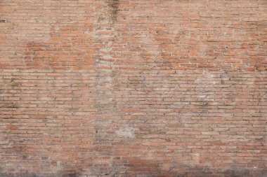 Eski kırmızı tuğla duvar arkaplan dokusu
