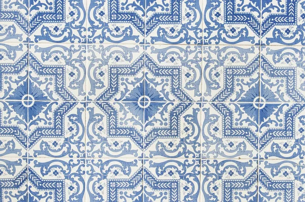 Azulejo portugués casa pared — Foto de Stock