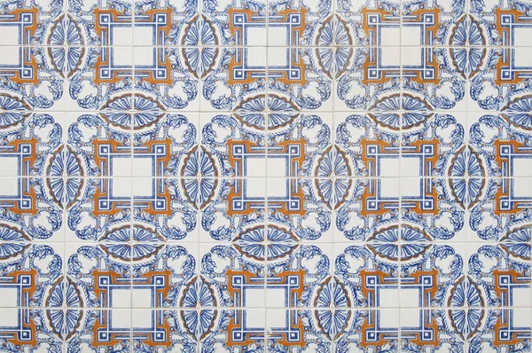 Azulejo portugués casa pared — Foto de Stock