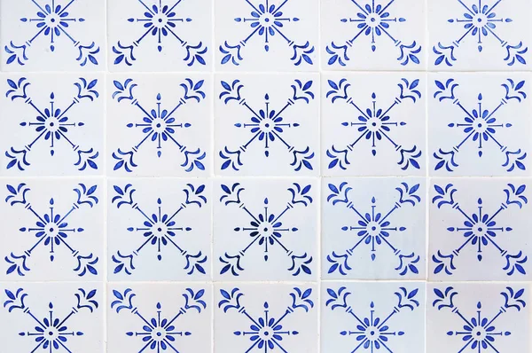 Azulejo portugués casa pared — Foto de Stock