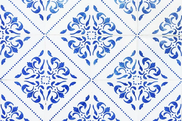 Azulejo portugués casa pared — Foto de Stock