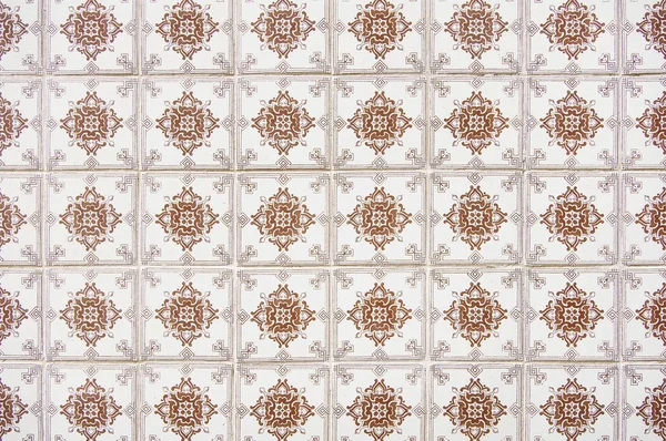 Parede de casa de azulejo português — Fotografia de Stock