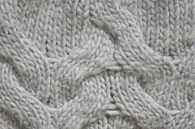 Gri örgü kazak arka plan