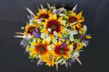 Güzel yaz vahşi çayır buket