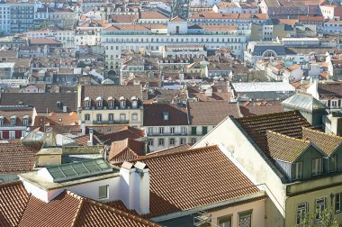 Lizbon tepeden görünüm