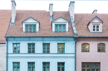 Riga Merkezi eski evleri