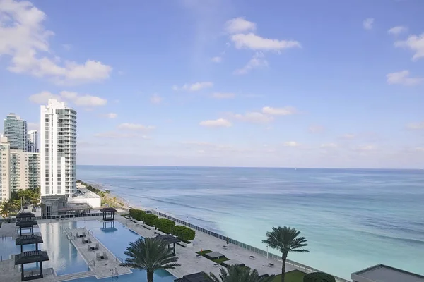 Ocean view on a sunny day in Miami — Stock Photo, Image