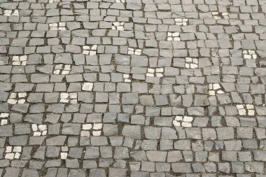 Koyu gri granit mozaik döşeme arka plan