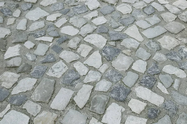 Velho fundo de pedra cinza pavimento — Fotografia de Stock