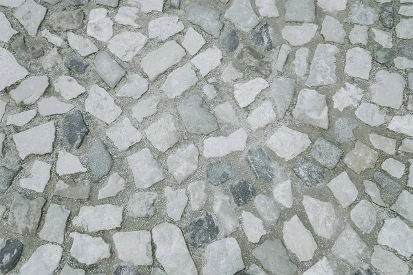 Antiguo fondo de pavimento de piedra gris —  Fotos de Stock