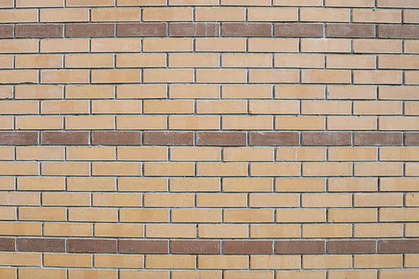 Old beige brick wall background — Stock Photo, Image
