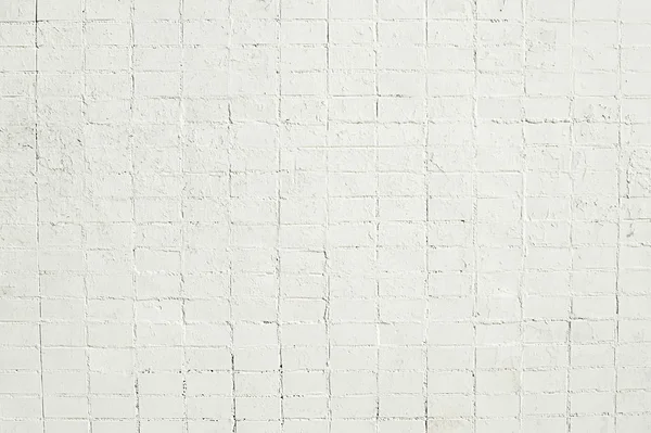 Oude witte baksteen muur achtergrond — Stockfoto