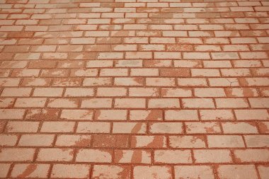 Eski kırmızı taş asfalt arkaplan dokusu