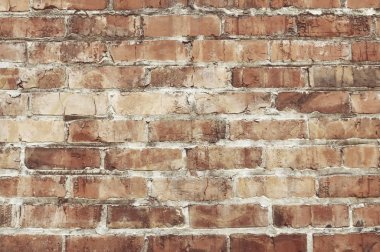 Eski kırmızı tuğla duvar arkaplanı